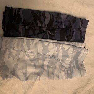 A 2 pack of girls camo biker shorts